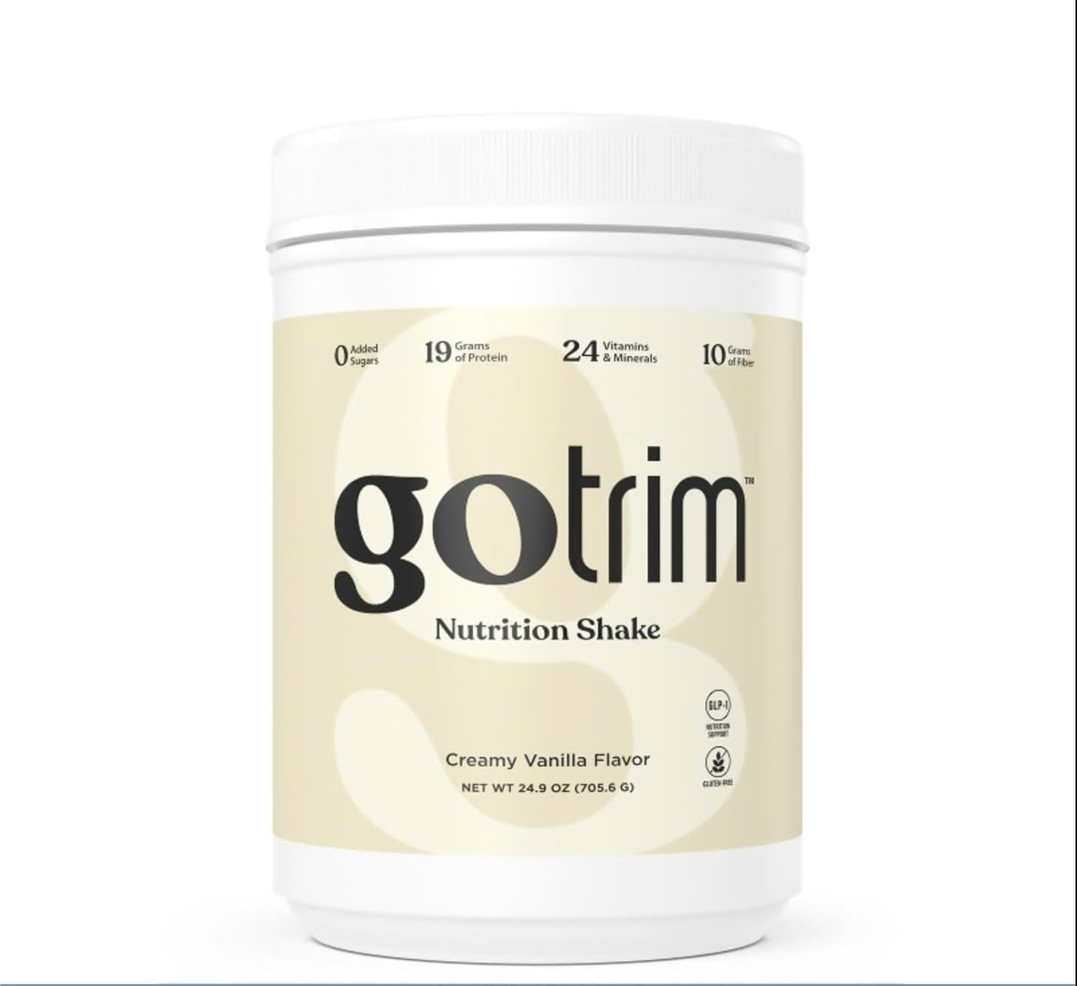 GoTrim Vanilla Protein Shake, Meal Replacement, 19g Protein, 14 Servings