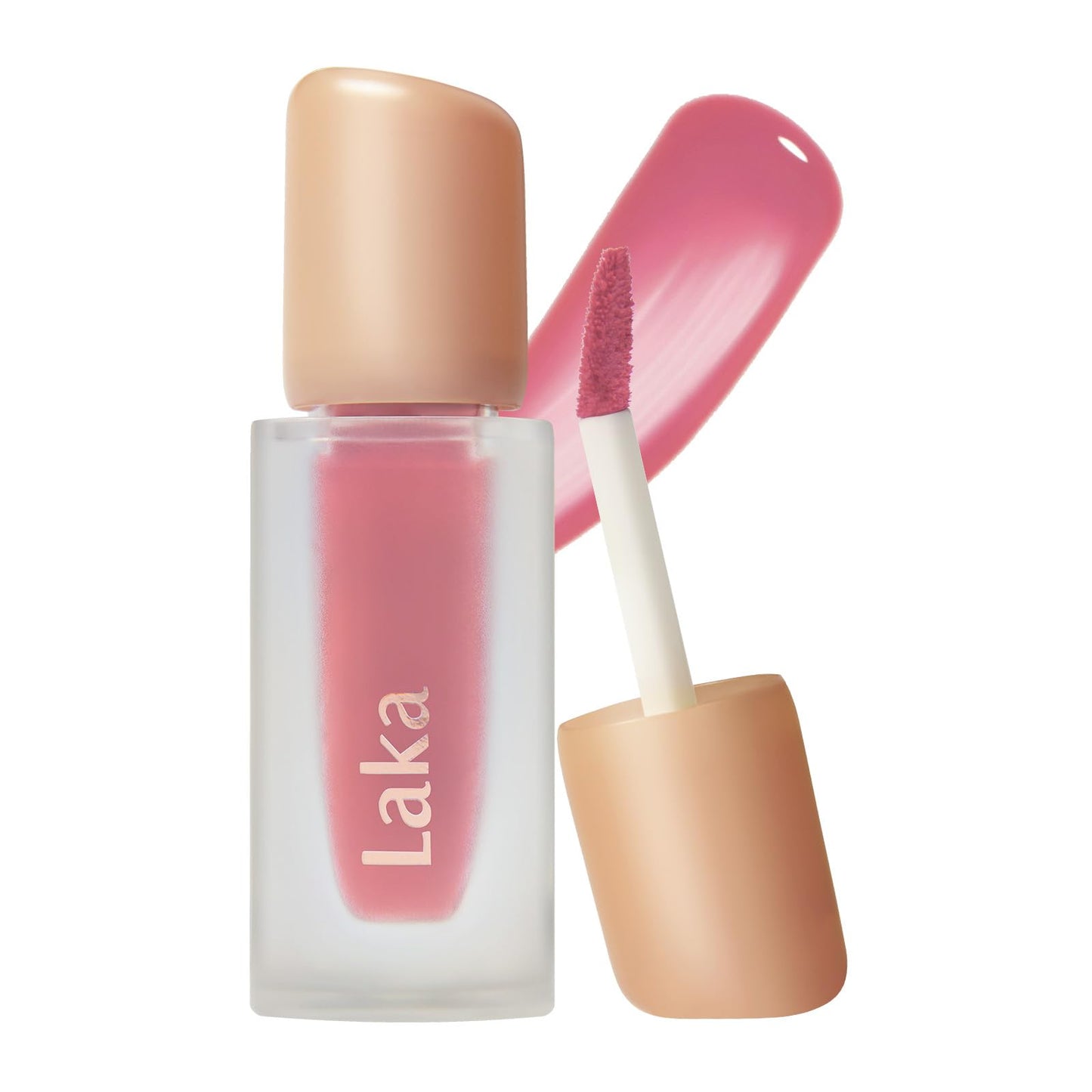 Laka Blush and Lip Duo- Love Silk Blush #703 Icon & Fruity Glam Tint #134 Peaches