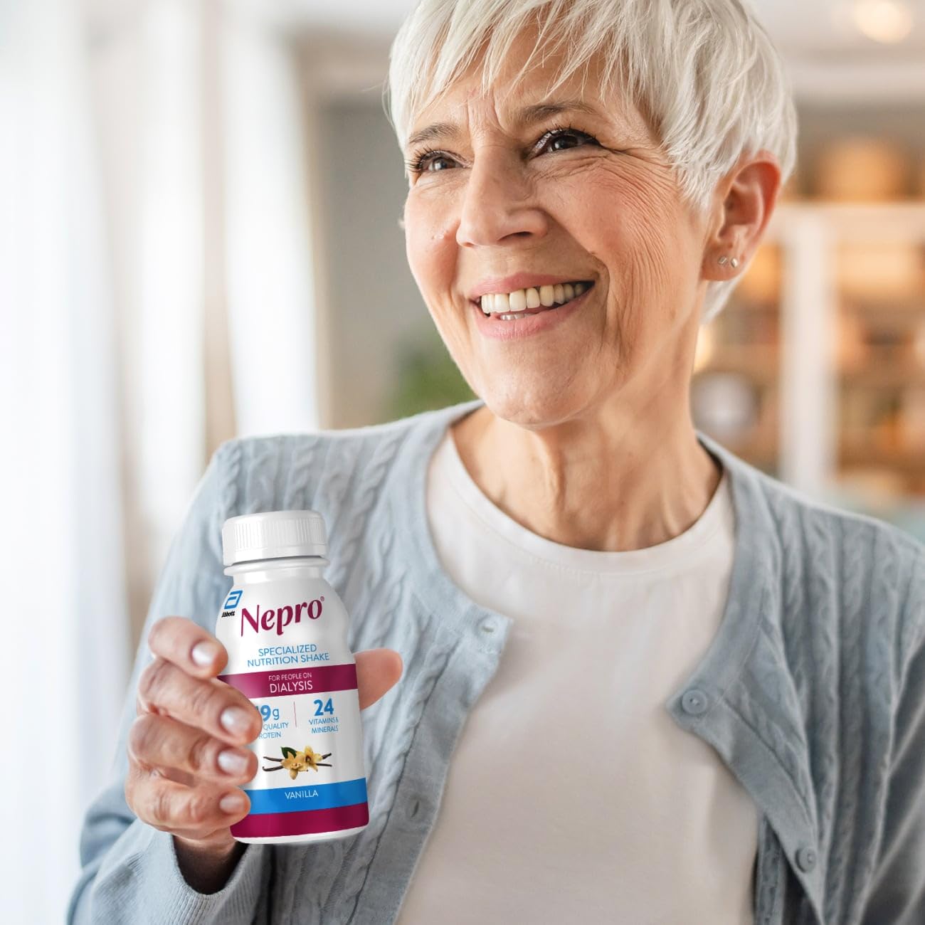 Nepro Renal Nutrition Shake for People on Dialysis, Vanilla, 16ct