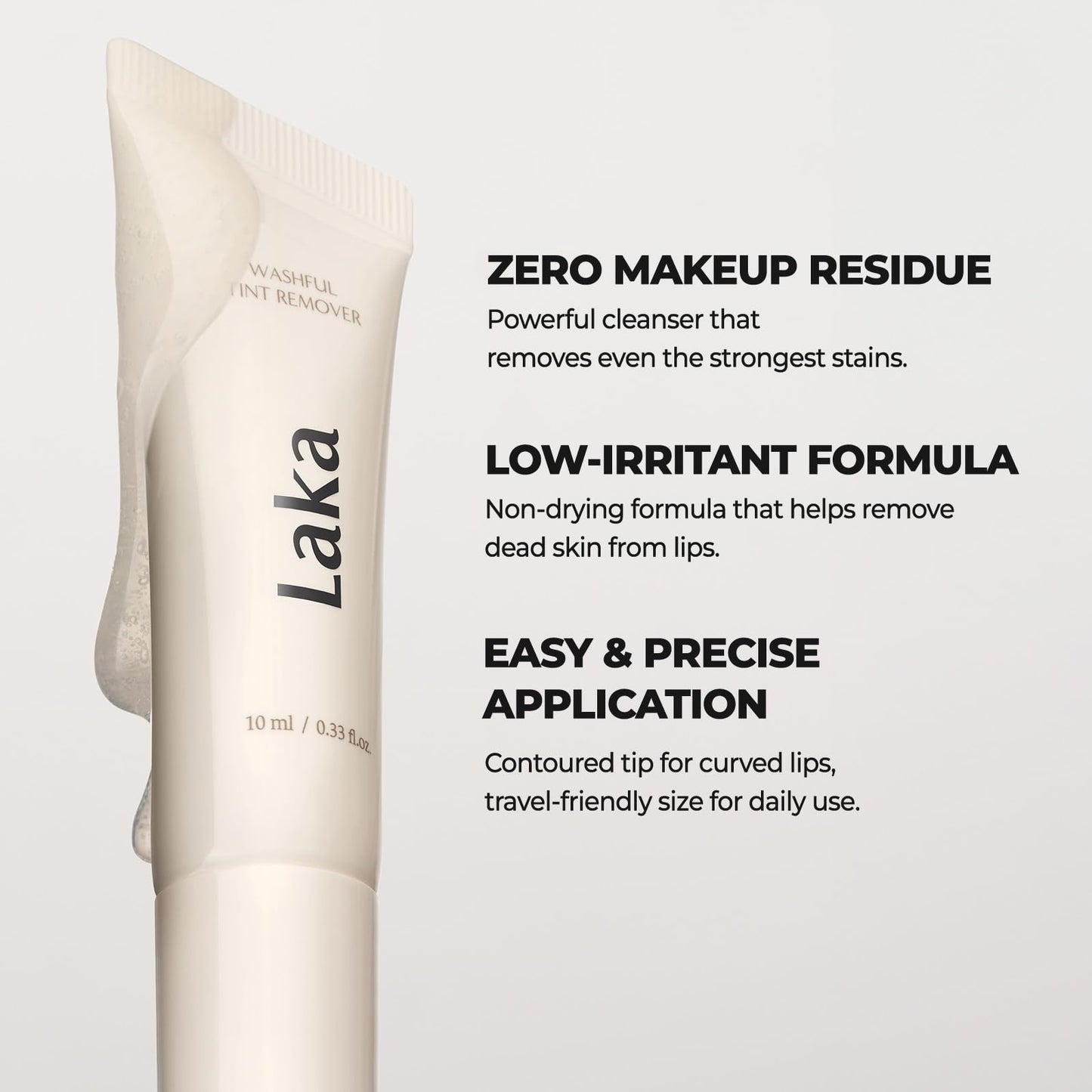 Laka Lip Care Duo- Washful Tint Remover & Soothing Prep Lip Mask