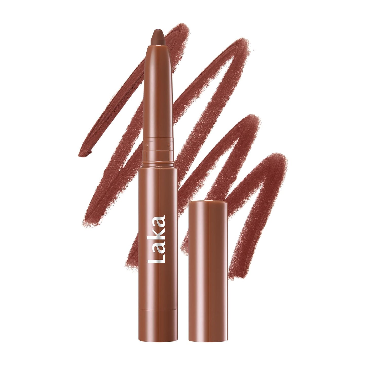 Laka Soothing Prep Lip Mask + Stain Lip Liner #07 Espresso Temper + Devil Lip #809 Burnt, Peel-off Lip Mask & Long Lasting Vivid Color