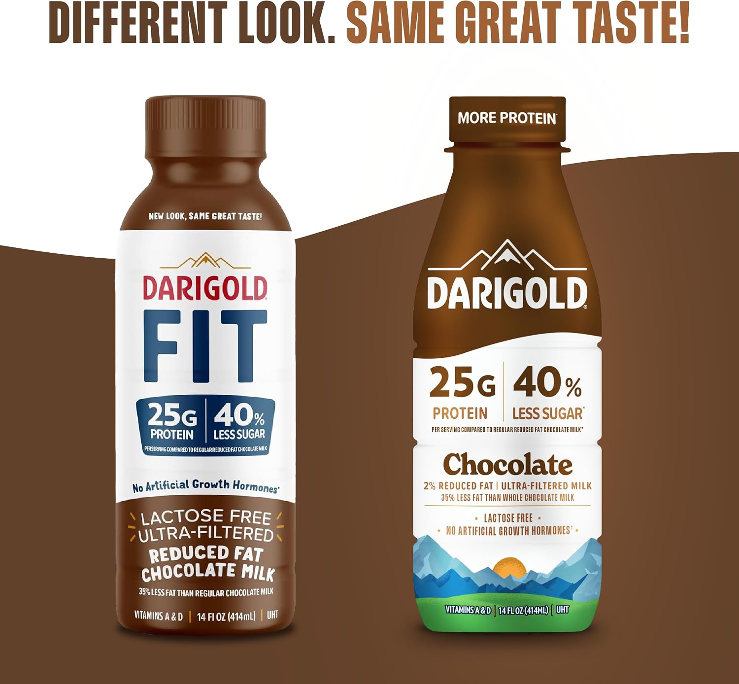 Darigold FIT High Protein Shelf Stable Chocolate Milk (14oz, 12ct)