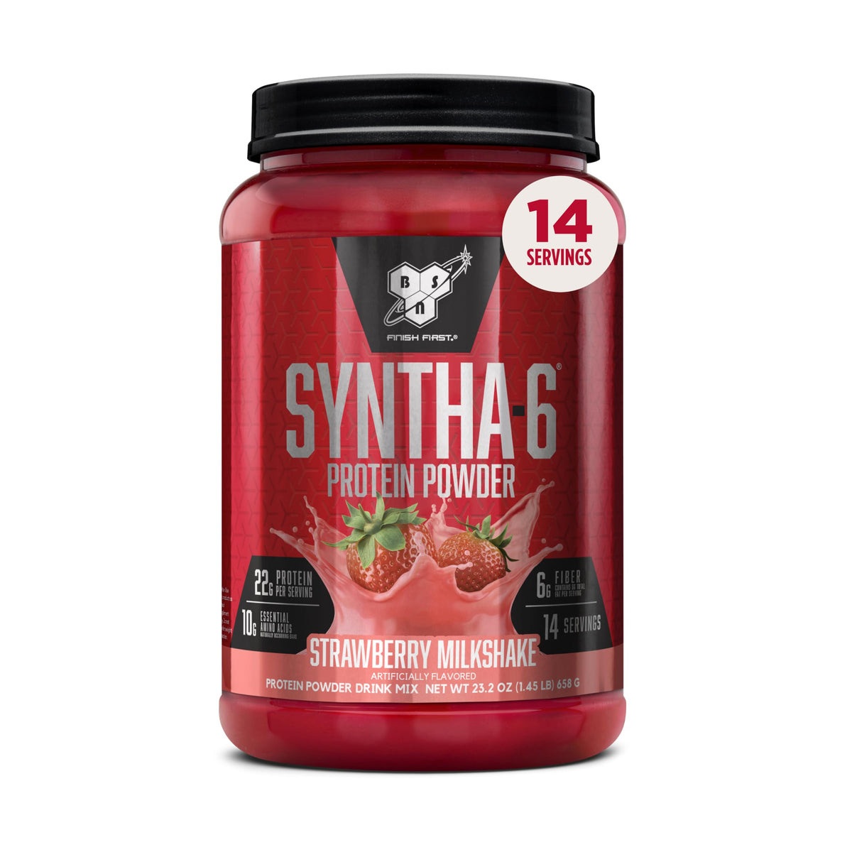 BSN SYNTHA-6 Premium Protein Powder, Vanilla Ice Cream, 28 Servings
