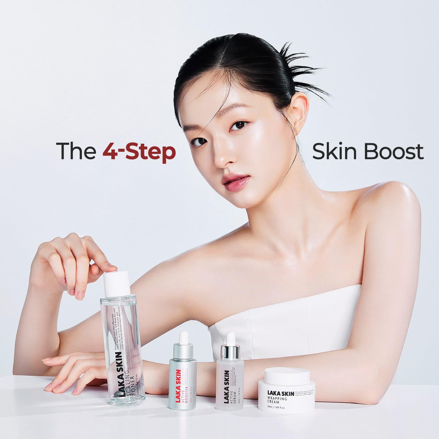 Laka Skin Wrapping Cream, PDRN Ceramide Moisturizer for Dewy Glass Skin, Skin Barrier Hydration, Non Comedogenic Tested, Korean Skincare, 1.69 fl.oz