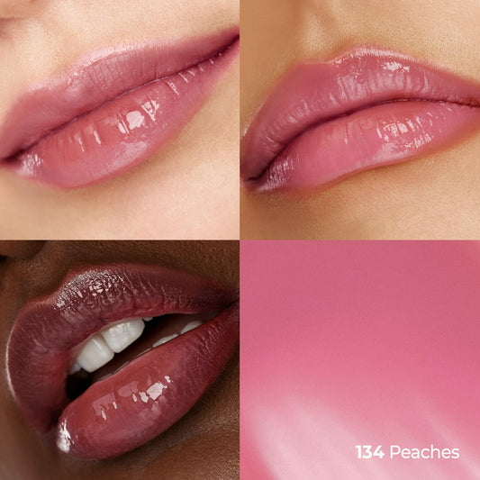 Laka Blush and Lip Duo- Love Silk Blush #703 Icon & Fruity Glam Tint #134 Peaches