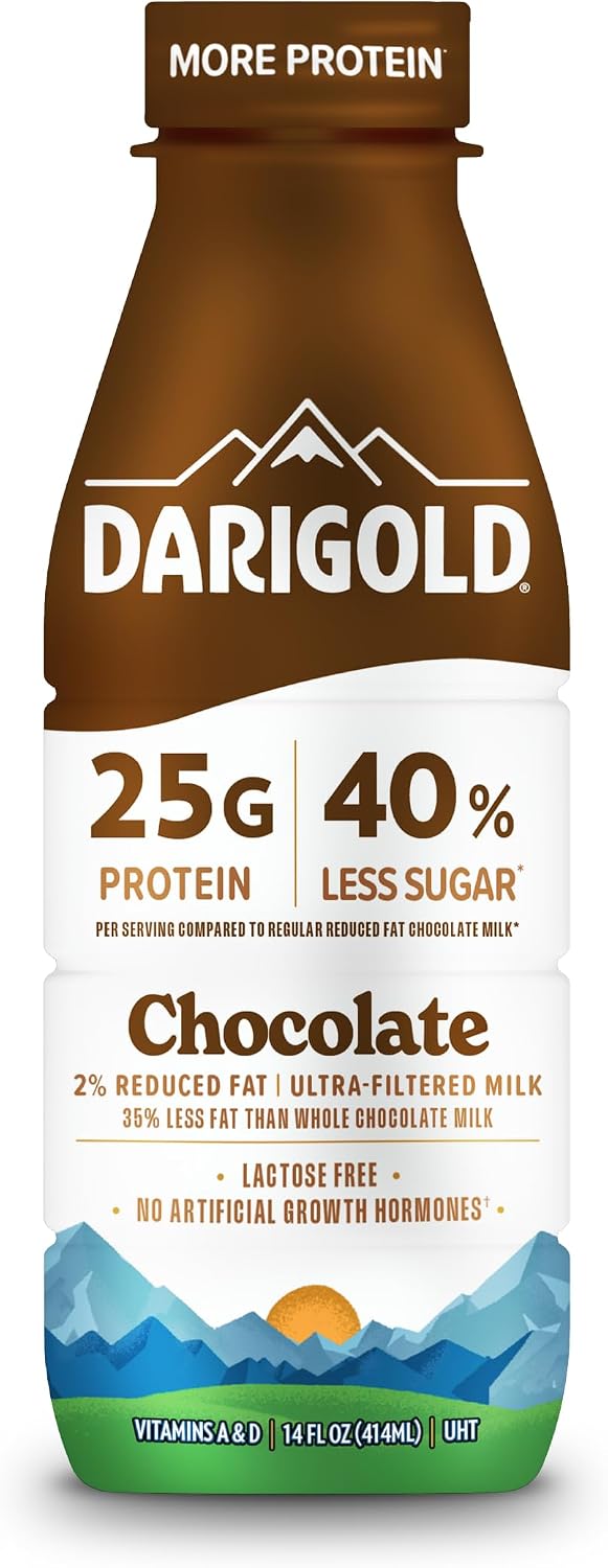 Darigold FIT High Protein Shelf Stable Chocolate Milk (14oz, 12ct)