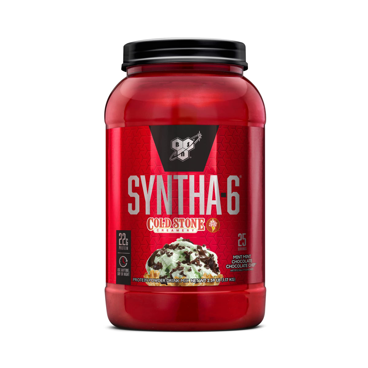 BSN SYNTHA-6 Premium Protein Powder, Vanilla Ice Cream, 28 Servings