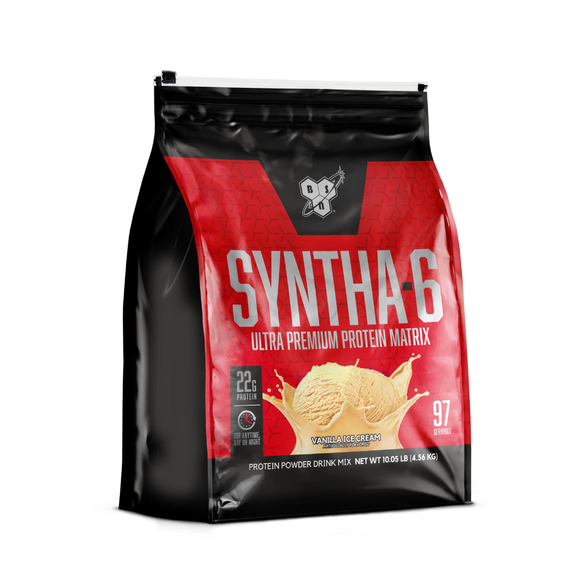BSN SYNTHA-6 Premium Protein Powder, Vanilla Ice Cream, 28 Servings