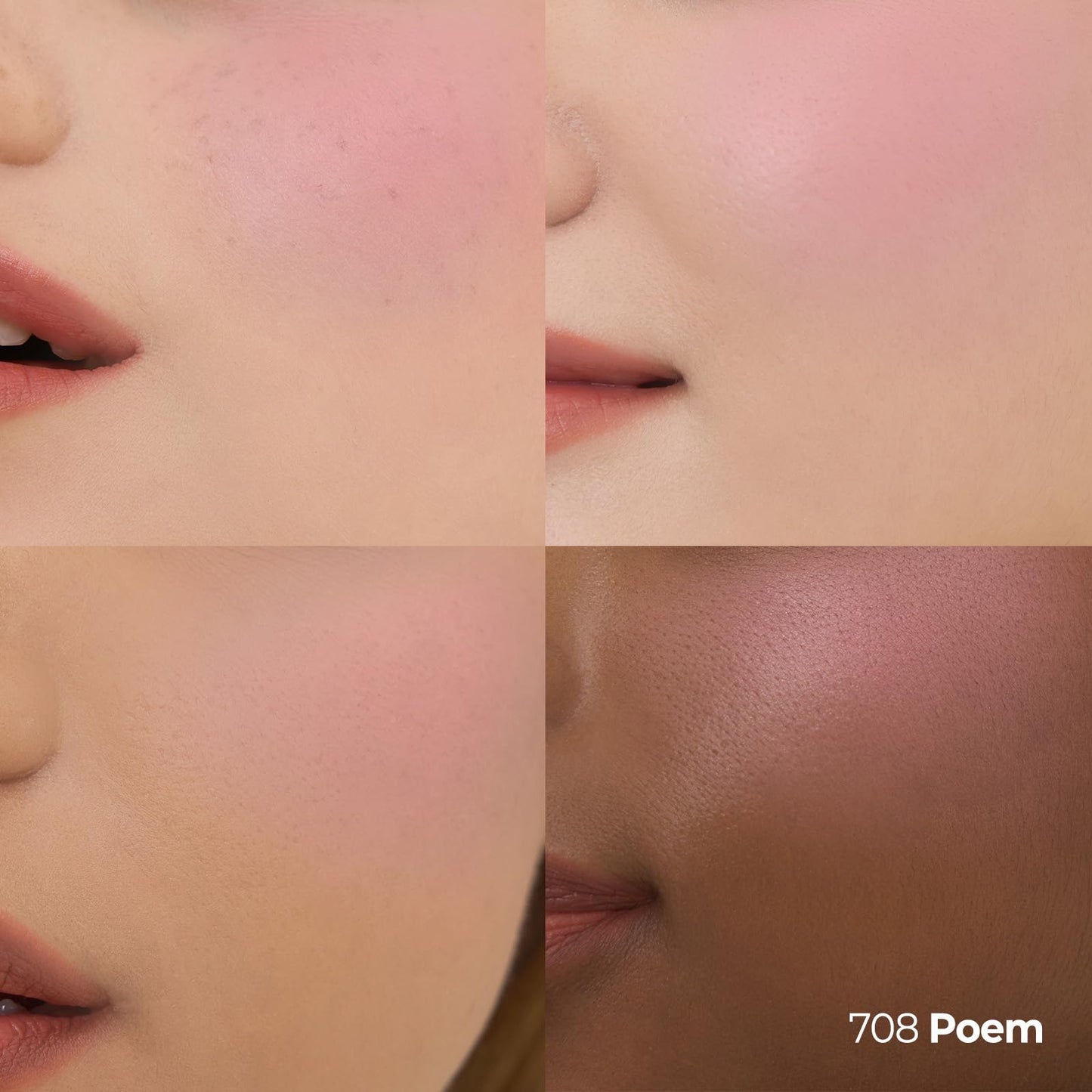 Laka Blush and Lip Duo- Love Silk Blush #708 Poem & Fruity Glam Tint #123 Unsweet Berry