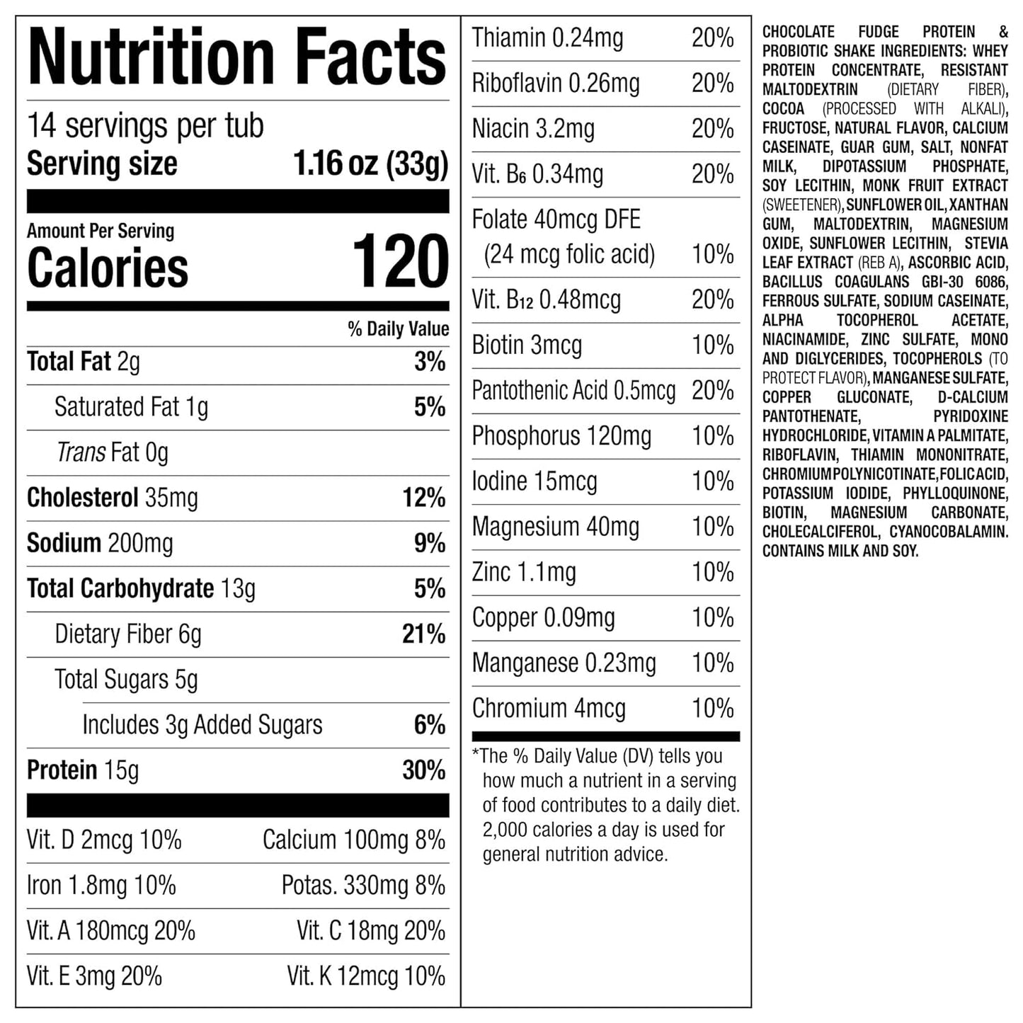 Nutrisystem ProSync Chocolate Meal Replacement Protein Shake Mix - 14 Servings